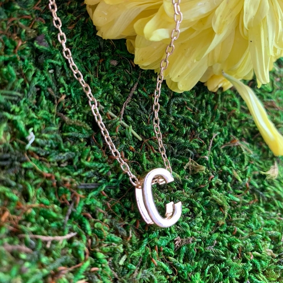 Jewelry - Fashion gold color letter C necklace